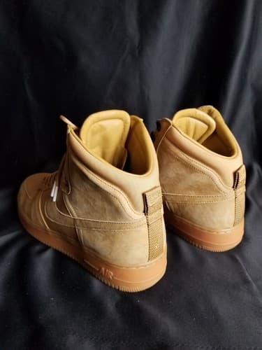 RARE 2012 Nike Air Force 1 Hi DCN Military Bt Boots XXX Golden Harvest Men's 14 - Thumbnail 4