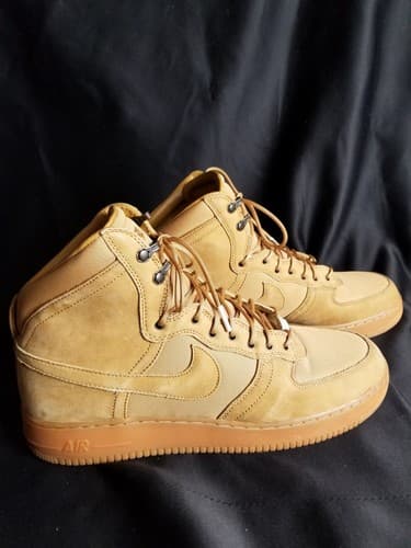 RARE 2012 Nike Air Force 1 Hi DCN Military Bt Boots XXX Golden Harvest Men's 14 - Thumbnail 6
