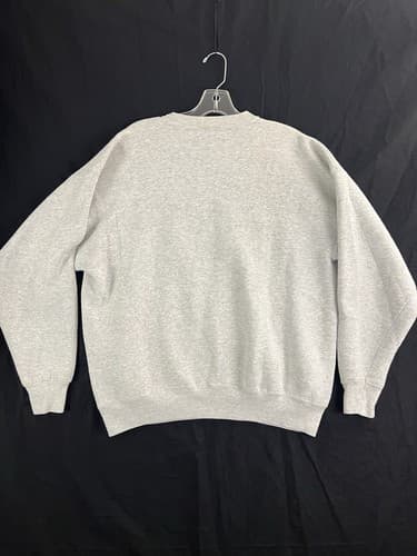 Vintage Vtg Tommy Hilfiger Big Box Leather Spell Out Sweatshirt Mens XL Heather - Thumbnail 6