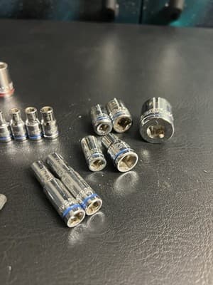 KOBALT #1151719 52-Piece Pro 90 Ratchet Mechanics Tool Socket Set SAE Metric - Thumbnail 18