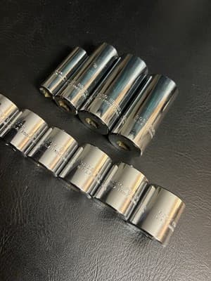 PROTO PROFESSIONAL Deep + Shallow Socket Set 3/8" Drive 12 Point 7/16”- 1” USA - Thumbnail 8
