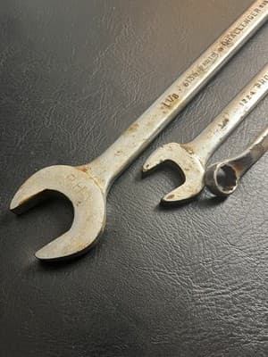 Lot Of 3 VTG Proto Challenger Tools 1-1/8" 3/4 SAE Combination Wrench 12 Pt USA - Thumbnail 8