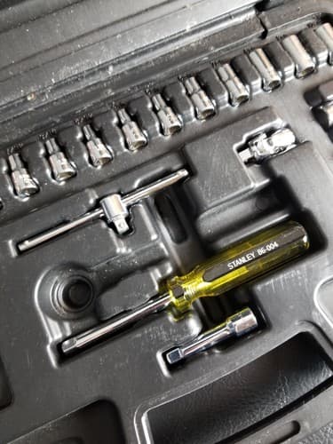 Stanley Mechanics Socket Tool Set Metric + SAE 24-Pc Drive Hand Tool No Ratchet - Thumbnail 4