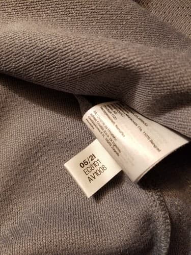 Seattle Kraken Hockey League Adidas Mens S - M Aditeam Practice Jersey Grey #42 - Thumbnail 7