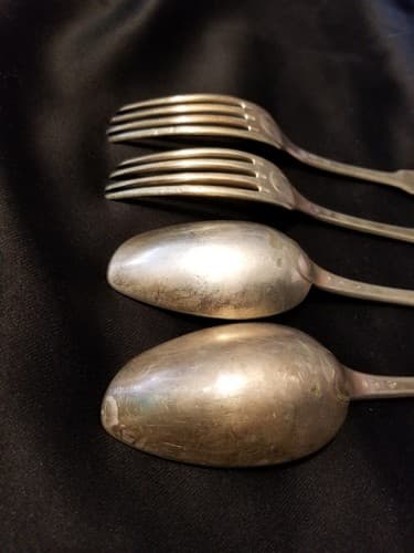 (4) Vintage C. Pillet Old French Silverware Rare. Spoons Forks. Plated or Solid? - Thumbnail 12