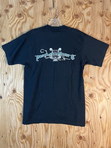 Vintage Portland Music Co Guitar Shirt Men's Size Medium Rock USA Single Stitch - Thumbnail 2