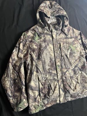 DEWALT Heated Camouflage Work Gear Jacket Mens XXXL Camo READ No Battery/ Zipper - Thumbnail 2