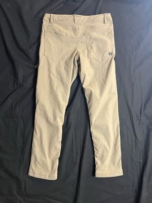 686 Everywhere Merino Wool Lined Chino Pants Mens 30x30 Slim Fit Tan Brown - Thumbnail 10