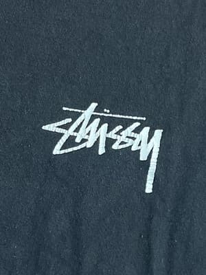 Stussy Shirt Mens S Black Galaxy Hourglass Graphic Streetwear Tee T-Shirt Space - Thumbnail 5