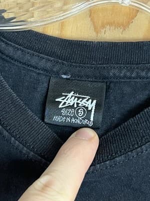 Stussy Shirt Mens S Black Galaxy Hourglass Graphic Streetwear Tee T-Shirt Space - Thumbnail 7
