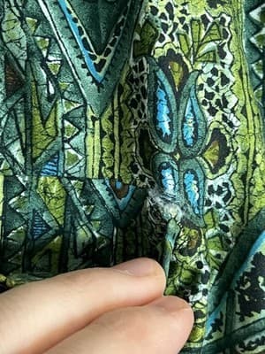 VTG Tropicana Honolulu 3D Hawaiian Shirt M/L Chinese Cash Coin Buttons READ - Thumbnail 5