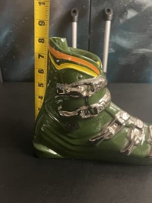 VTG Garnier Ski Boots Decanter Liquor Bottle Jug Empty 750mL French Brandy - Thumbnail 11