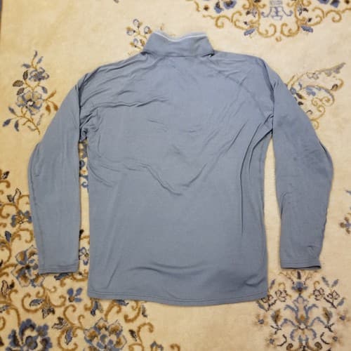 Patagonia R.5 Long Sleeve Waffle Zip Shirt Men's L USA 41600 VTG Grey Regulator - Thumbnail 3