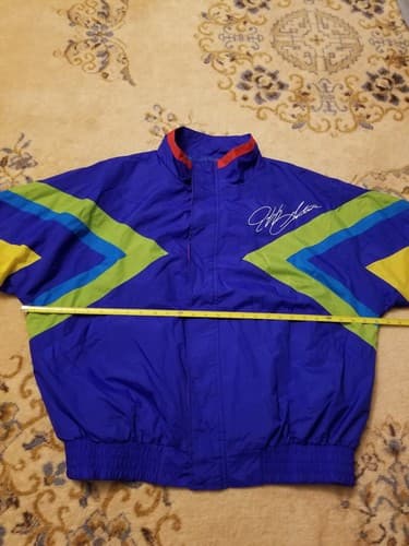 Vintage 90s NASCAR Chase Authentics Jeff Gordon Dupont Rainbow Jacket Mens XXL - Thumbnail 10