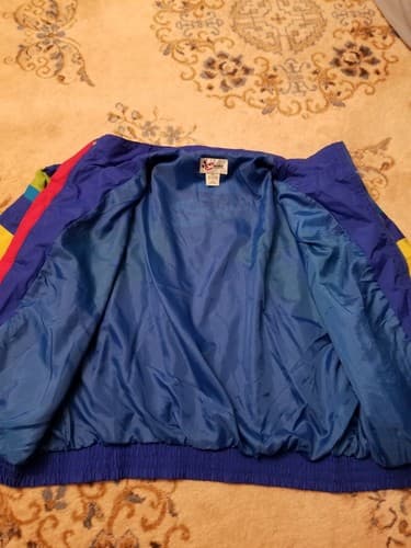 Vintage 90s NASCAR Chase Authentics Jeff Gordon Dupont Rainbow Jacket Mens XXL - Thumbnail 7