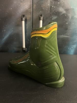 VTG Garnier Ski Boots Decanter Liquor Bottle Jug Empty 750mL French Brandy - Thumbnail 4