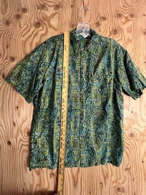VTG Tropicana Honolulu 3D Hawaiian Shirt M/L Chinese Cash Coin Buttons READ - Thumbnail 10