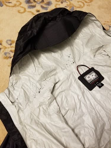 Outdoor Research Mens M Helium Packable Jacket Pertex Shield Black Medium 2011 - Thumbnail 5