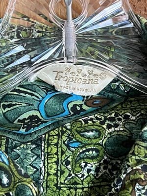 VTG Tropicana Honolulu 3D Hawaiian Shirt M/L Chinese Cash Coin Buttons READ - Thumbnail 8