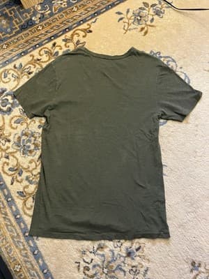 Lot Of 2 Todd Snyder LA Slub Pocket Tee Mens M Chest Pocket Button Green + Grey - Thumbnail 18