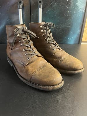 THURSDAY BOOT CO. Captain Toe Leather Lace-Up Men's 11.5 Boots - Image 1