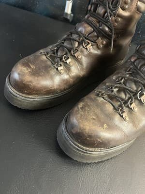 VTG Danner Mountain Hiking Boots Mens 11 D GORE-TEX 35600 RARE Lug Platform Sole - Thumbnail 2