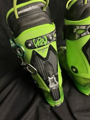 K2~Pinnacle 130 LV Mens 8.5/ Womens 9.5 Flex Ski Boots 2016 26/26.5 Green Tour - Thumbnail 6