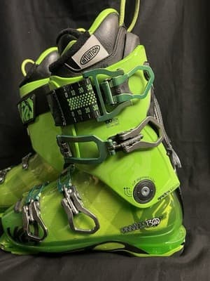 K2~Pinnacle 130 LV Mens 8.5/ Womens 9.5 Flex Ski Boots 2016 26/26.5 Green Tour - Thumbnail 4