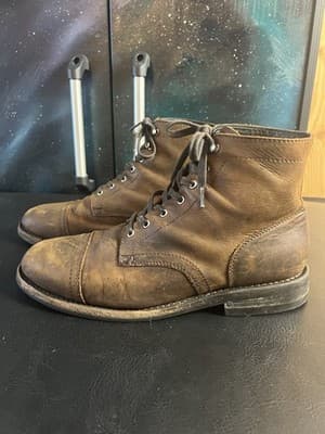 THURSDAY BOOT CO. Captain Toe Leather Lace-Up Men's 11.5 Boots - Thumbnail 6