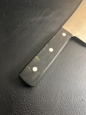 Ed Wusthof 6" Cleaver Butcher's Knife 4680/16cm X50 Cr Mo V15 Germany Kitchen - Thumbnail 9