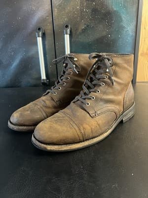 THURSDAY BOOT CO. Captain Toe Leather Lace-Up Men's 11.5 Boots - Thumbnail 9
