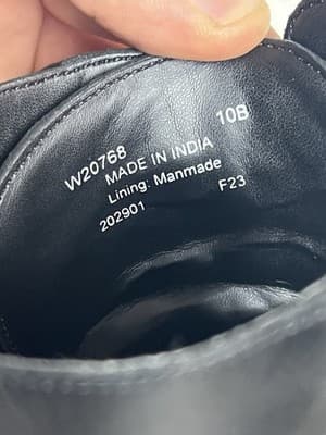 Cole Haan Womens Camea Black Combat & Side Zip /Lace-up Boots 10 B Tactical - Thumbnail 13