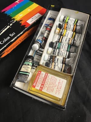Vtg Marshall's Photo Coloring System “Learn To Color” Oil Set Hobby MS-LCS Paint - Thumbnail 2