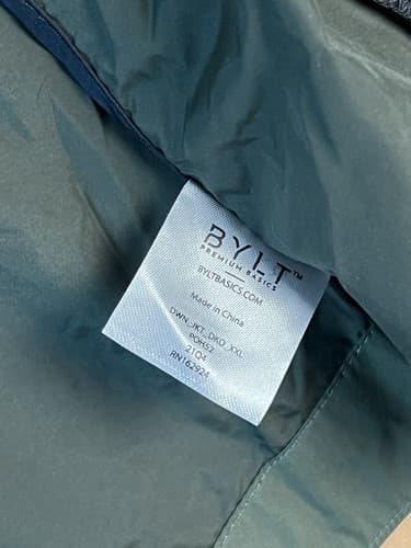 BYLT Dawnbreaker Jacket Mens XXL Green Premium Basics Packable Windbreaker Coat - Thumbnail 4