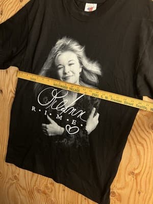 LeAnn Rimes Signed Autographed L Dont Mess With Texas Double Sided T-Shirt Black - Thumbnail 10
