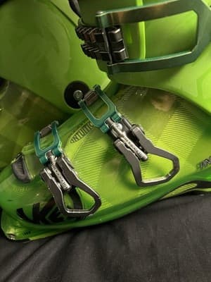 K2~Pinnacle 130 LV Mens 8.5/ Womens 9.5 Flex Ski Boots 2016 26/26.5 Green Tour - Thumbnail 3
