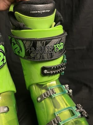 K2~Pinnacle 130 LV Mens 8.5/ Womens 9.5 Flex Ski Boots 2016 26/26.5 Green Tour - Thumbnail 11
