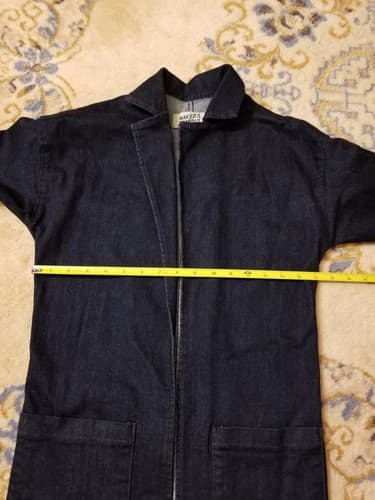 Naked & Famous Denim Coat Jacket Womens XS Jean Cardigan 11oz Stretch Selvedge - Thumbnail 9