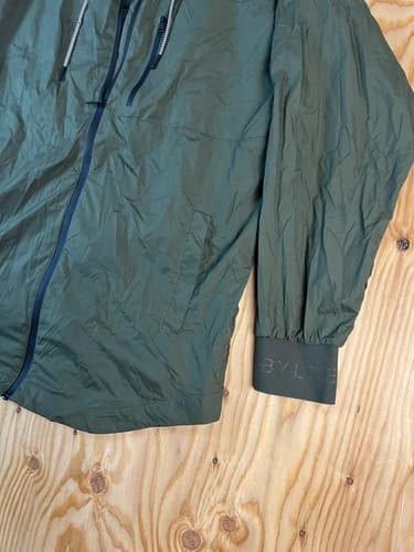 BYLT Dawnbreaker Jacket Mens XXL Green Premium Basics Packable Windbreaker Coat - Thumbnail 11