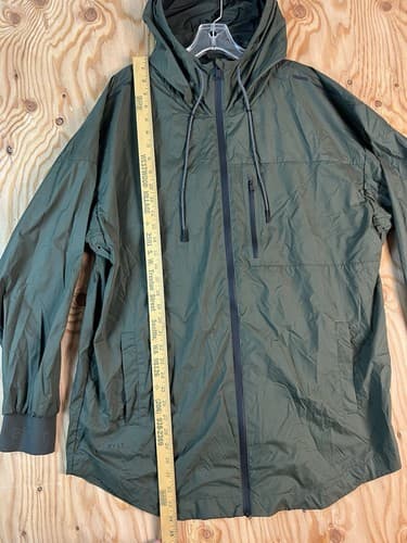 BYLT Dawnbreaker Jacket Mens XXL Green Premium Basics Packable Windbreaker Coat - Thumbnail 9