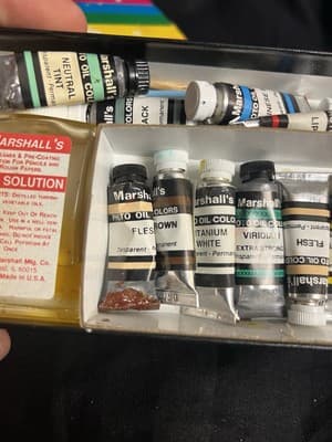 Vtg Marshall's Photo Coloring System “Learn To Color” Oil Set Hobby MS-LCS Paint - Thumbnail 4