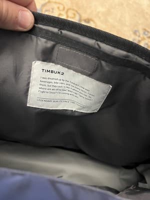 Timbuk2 San Francisco Black 16" Messenger Laptop Bag Pack Shoulder Strap M Grey - Thumbnail 12