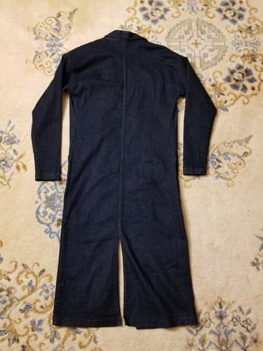 Naked & Famous Denim Coat Jacket Womens XS Jean Cardigan 11oz Stretch Selvedge - Thumbnail 6