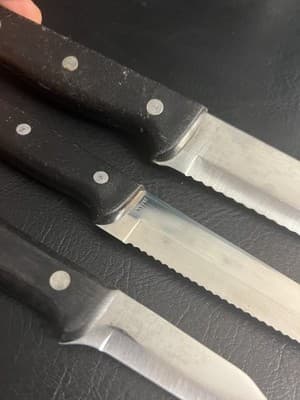 3 Set J A Henckels Ever Sharp Pro Stainless Knife Serrated Bread 51352-080 Lot - Thumbnail 12