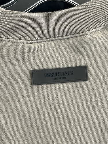 Fear Of God Essentials Crew Neck Sweatshirt Beige Mens Small Long Sleeve Sweater - Thumbnail 9