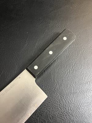 Ed Wusthof 6" Cleaver Butcher's Knife 4680/16cm X50 Cr Mo V15 Germany Kitchen - Thumbnail 6