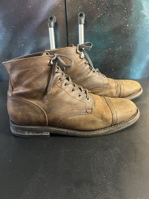 THURSDAY BOOT CO. Captain Toe Leather Lace-Up Men's 11.5 Boots - Thumbnail 3