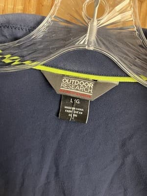 Outdoor Research Ferrosi Shirt Jacket Long Sleeve Snap Stretch Night Blue Mens L - Thumbnail 5