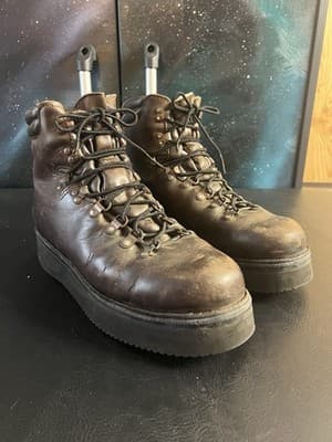 VTG Danner Mountain Hiking Boots Mens 11 D GORE-TEX 35600 RARE Lug Platform Sole - Thumbnail 7
