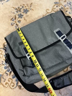 Timbuk2 San Francisco Black 16" Messenger Laptop Bag Pack Shoulder Strap M Grey - Thumbnail 6